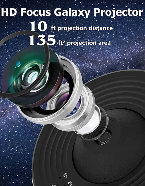 Load image into Gallery viewer, Night Light Galaxy Projector Starry Sky Projector 360 Rotate Planetarium Lamp for Kids Bedroom Valentines Day Gift Wedding Deco
