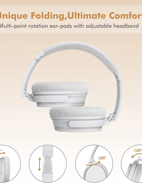 Load image into Gallery viewer, NC25 Noise Cancelling Headphones Bluetooth 5.3, ANC Stereo Over-Ear Headphones with Hi-Fi, Mic, 50H Playtime, Low Latency Mode
