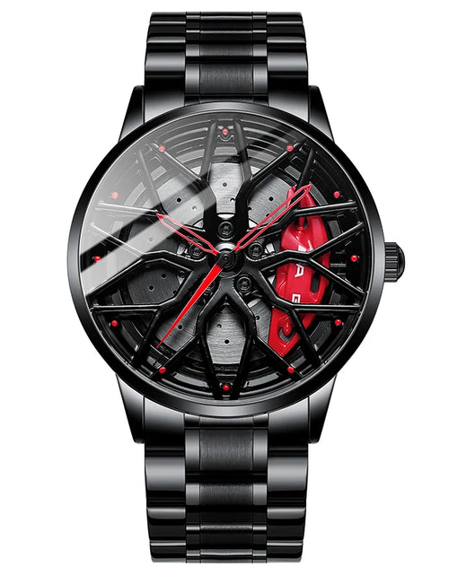 Load image into Gallery viewer, Original Wheel Rim Hub Watches Men Super Car Rim Hub Men Quartz Watch Stainless Steel Waterproof Wholesale Watches for Car AMG
