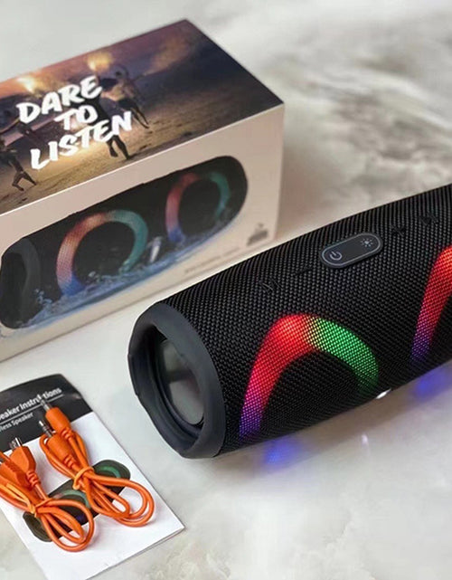 Load image into Gallery viewer, Outdoor Subwoofer RGB Colorful Light Small Speaker
