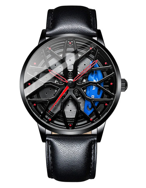 Load image into Gallery viewer, Original Wheel Rim Hub Watches Men Super Car Rim Hub Men Quartz Watch Stainless Steel Waterproof Wholesale Watches for Car AMG
