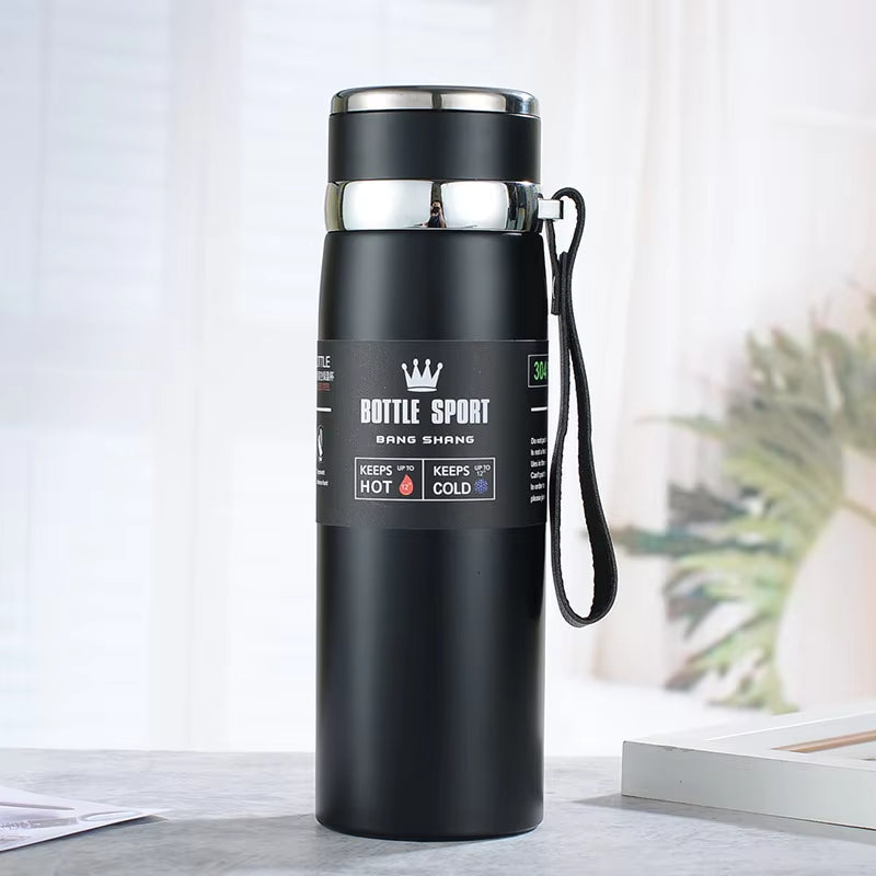 1L Thermal Thermos Water Bottle Cold and Hot Coffee Thermal Thermos Vacuum Flasks Bottle Stainless Steel Thermos Bottle Gifts