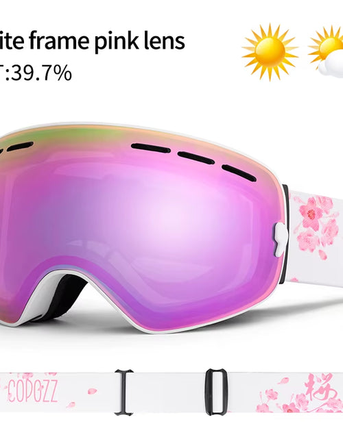 Load image into Gallery viewer, Brand Ski Goggles Double Layers UV400 Anti-Fog Big Ski Glasses Skiing Mask Snowboard Men Women Snow Goggles GOG-201 Pro
