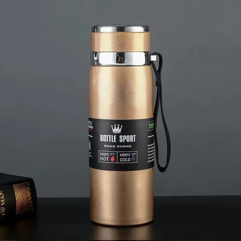 1L Thermal Thermos Water Bottle Cold and Hot Coffee Thermal Thermos Vacuum Flasks Bottle Stainless Steel Thermos Bottle Gifts