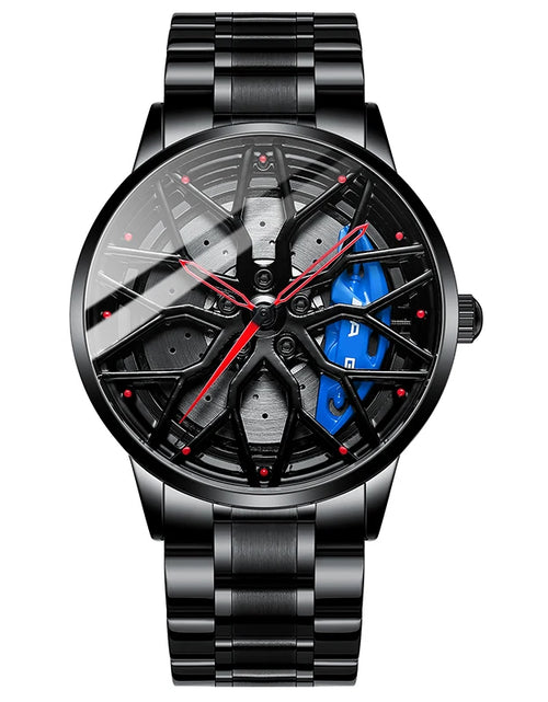 Load image into Gallery viewer, Original Wheel Rim Hub Watches Men Super Car Rim Hub Men Quartz Watch Stainless Steel Waterproof Wholesale Watches for Car AMG
