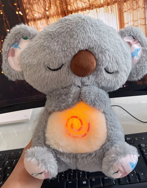 Load image into Gallery viewer, Cute Soothing Koala Calming Anxiety Relief Breathing Koala Bear Toy Sleep Buddy Plush Doll with Lights
