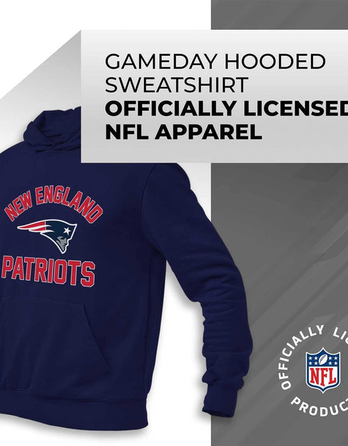 Load image into Gallery viewer, NFL Gameday Adult Hooded Sweatshirt, Pro Football Fleece Hoodie Pullover Sweatshirt
