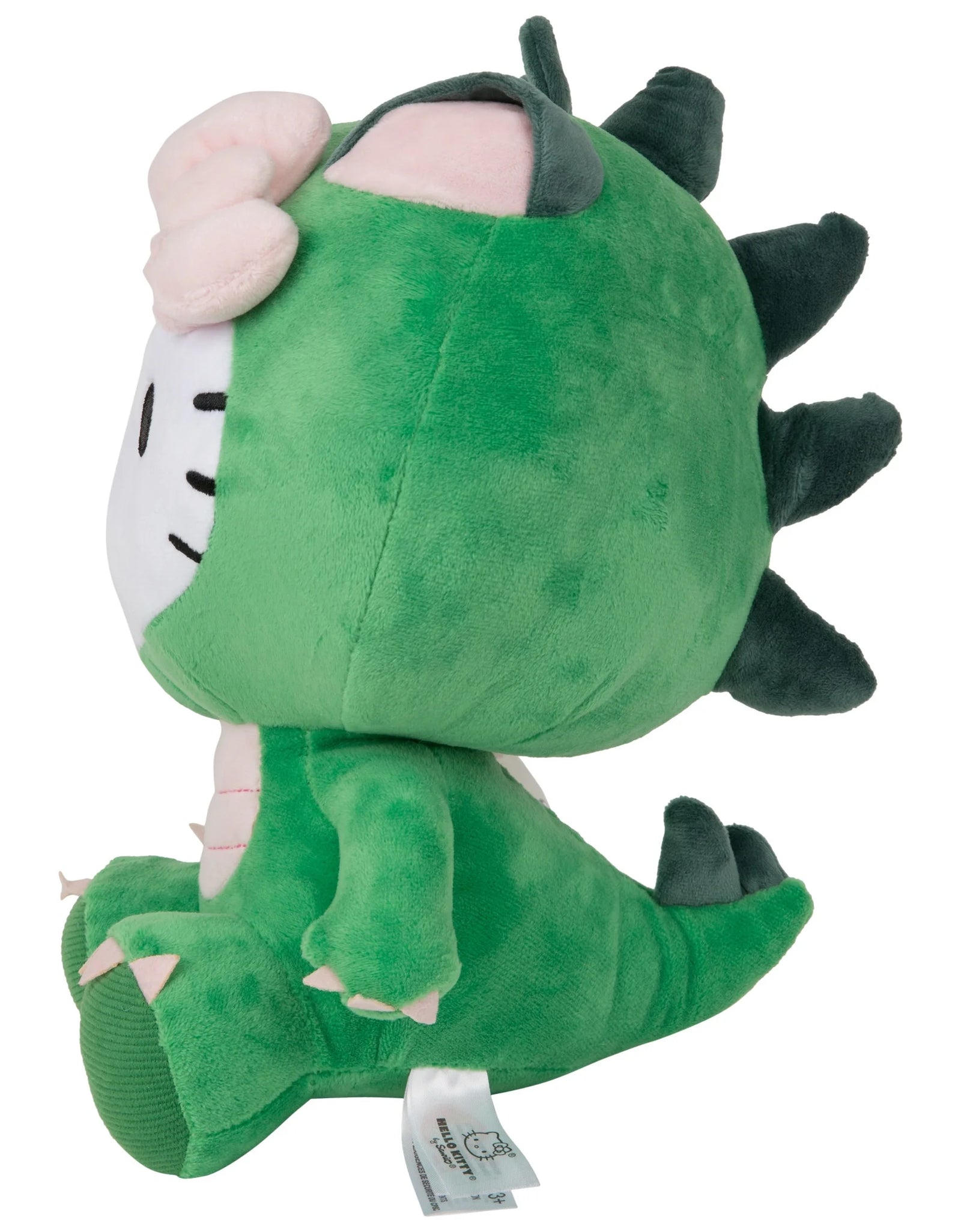 862915 12 In.  Dinosaur Plush Figurine, Green