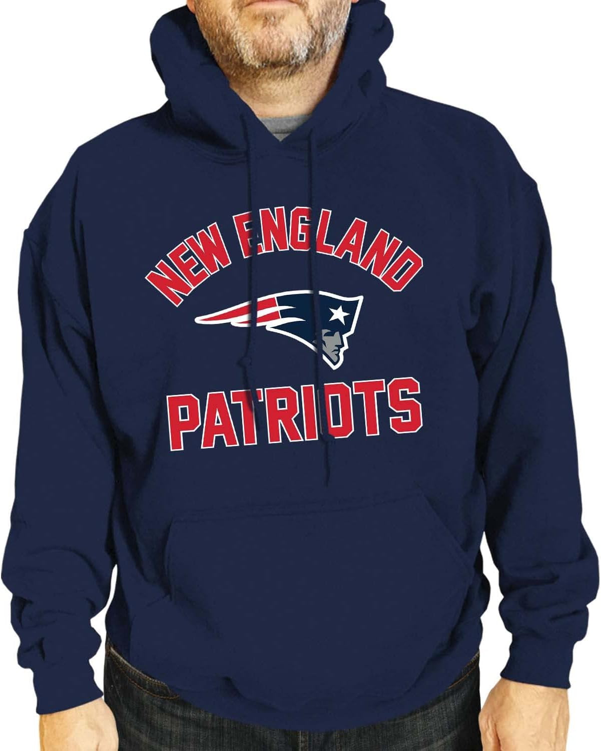 NFL Gameday Adult Hooded Sweatshirt, Pro Football Fleece Hoodie Pullover Sweatshirt