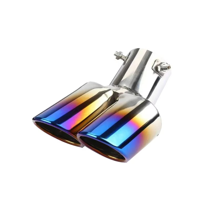 Tailpipe Tailpipe General Exhaust Stainless Steel Exhaust Hood Exhaust Cylinder Double Muffler Modified Auto Accessories