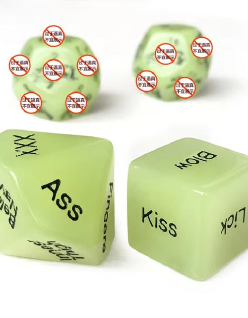 Load image into Gallery viewer, 4 Pcs Sex Dice Adult Game Couples Sex Dice Dados Sexuales Cubes for Adults Sex Cubes Dobbelstenen Cubes for Sexy Games Dice Set
