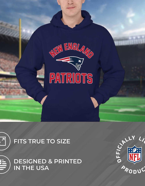 Load image into Gallery viewer, NFL Gameday Adult Hooded Sweatshirt, Pro Football Fleece Hoodie Pullover Sweatshirt
