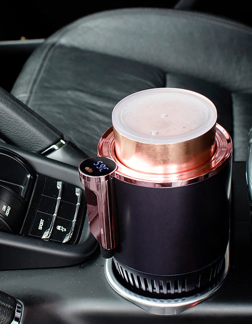 Load image into Gallery viewer, Smart Car 2-In-1 Hot and Cold Cup Drinks Holder Home Fast Refrigeration Cooling/Heating Mini Touch Screen Beverage Mug Drink Can
