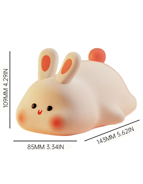 Load image into Gallery viewer, Table Lamp Reading Light Night Light for Kids Bunny Lamp Rechargeable Rabbit Lamp Kids Lights for Bedroom Led Portable Bunny Night Light for Girls Boys Nursery Children Room Decor Pink
