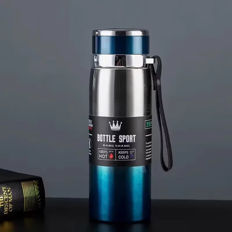 1L Thermal Thermos Water Bottle Cold and Hot Coffee Thermal Thermos Vacuum Flasks Bottle Stainless Steel Thermos Bottle Gifts