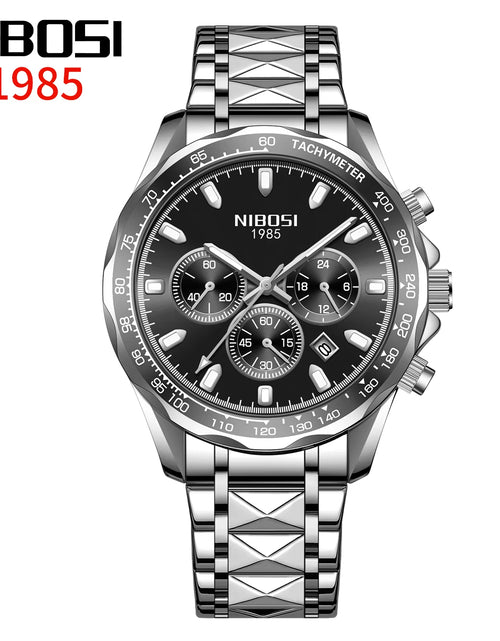 Load image into Gallery viewer, 2024 New Luxury Mens Watches Top Brand  Sport Wristwatches Men Waterproof Stainless Steel Big Dial Quartz Watches for Men
