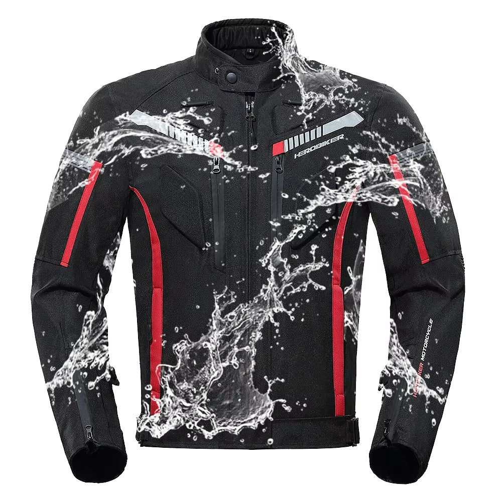 Waterproof Motorcycle Jacket Man Racing Jacket Wearable Motorcycle Pants Moto Clothing with EVA Protection