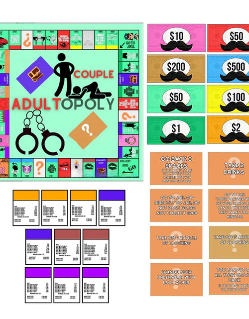 Load image into Gallery viewer, 1 Set Adult Couple Game Night Intimacy Deck Cards for Couples Board Game Date Night Ideas Conversation Cards for Newlywed Wife
