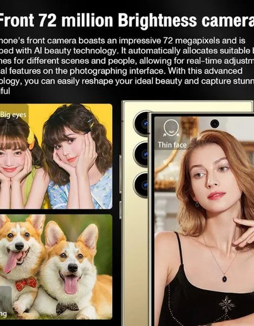 Load image into Gallery viewer, S24 MAX High-End Smartphone Global 4G Edition,7000Mah Ultra Long Battery Life,50Mp Auto Focus 50+108Mp,7.3-Inch HD Screen Android Phone,Built-In Stylus
