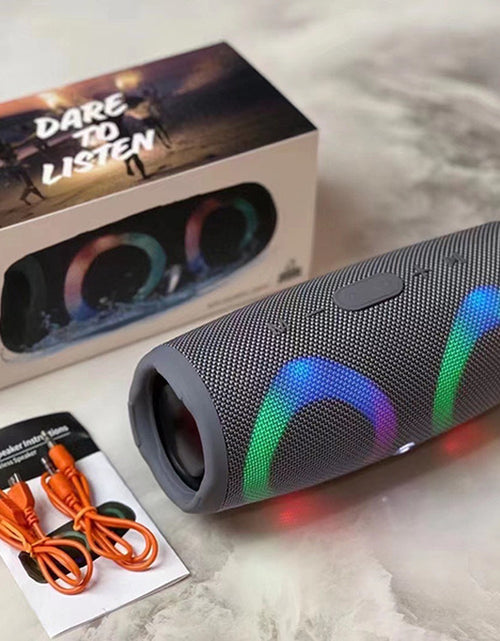 Load image into Gallery viewer, Outdoor Subwoofer RGB Colorful Light Small Speaker
