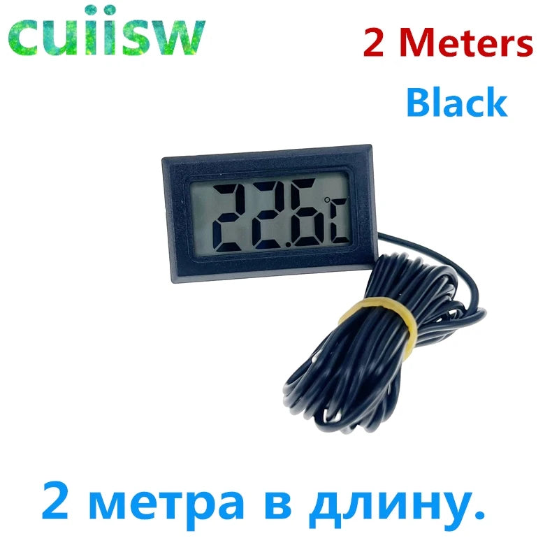 1Pcs LCD Digital Thermometer for Freezer Temperature -50~110 Degree Refrigerator Fridge Thermometer