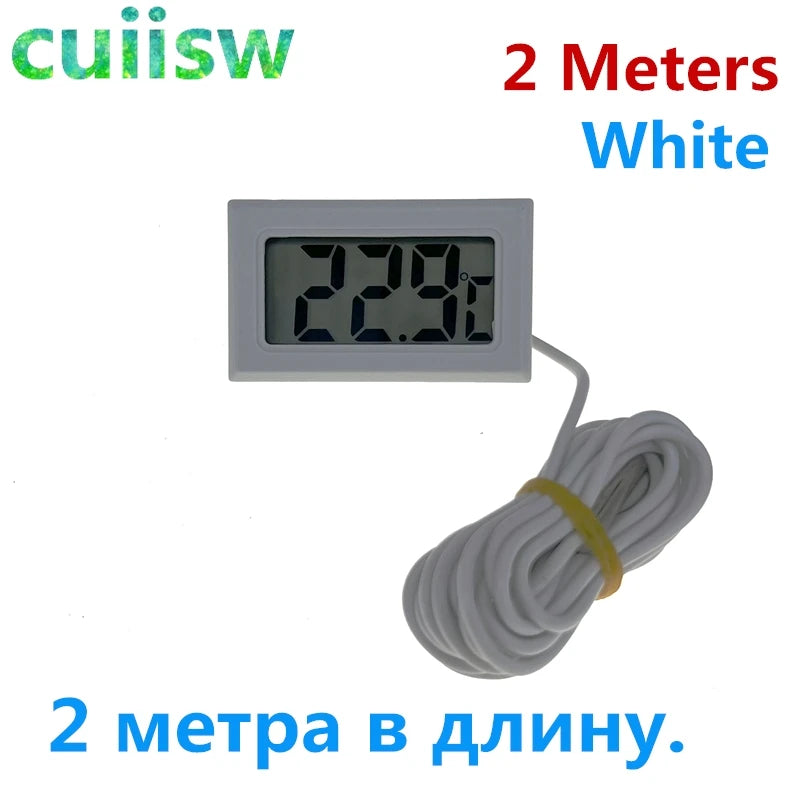 1Pcs LCD Digital Thermometer for Freezer Temperature -50~110 Degree Refrigerator Fridge Thermometer