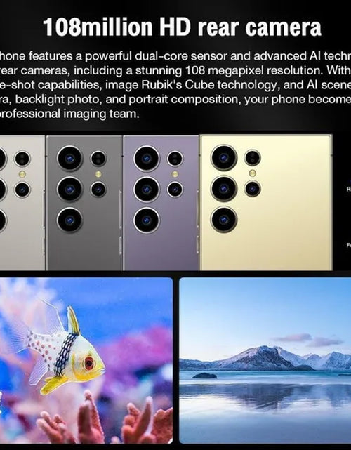 Load image into Gallery viewer, S24 MAX High-End Smartphone Global 4G Edition,7000Mah Ultra Long Battery Life,50Mp Auto Focus 50+108Mp,7.3-Inch HD Screen Android Phone,Built-In Stylus
