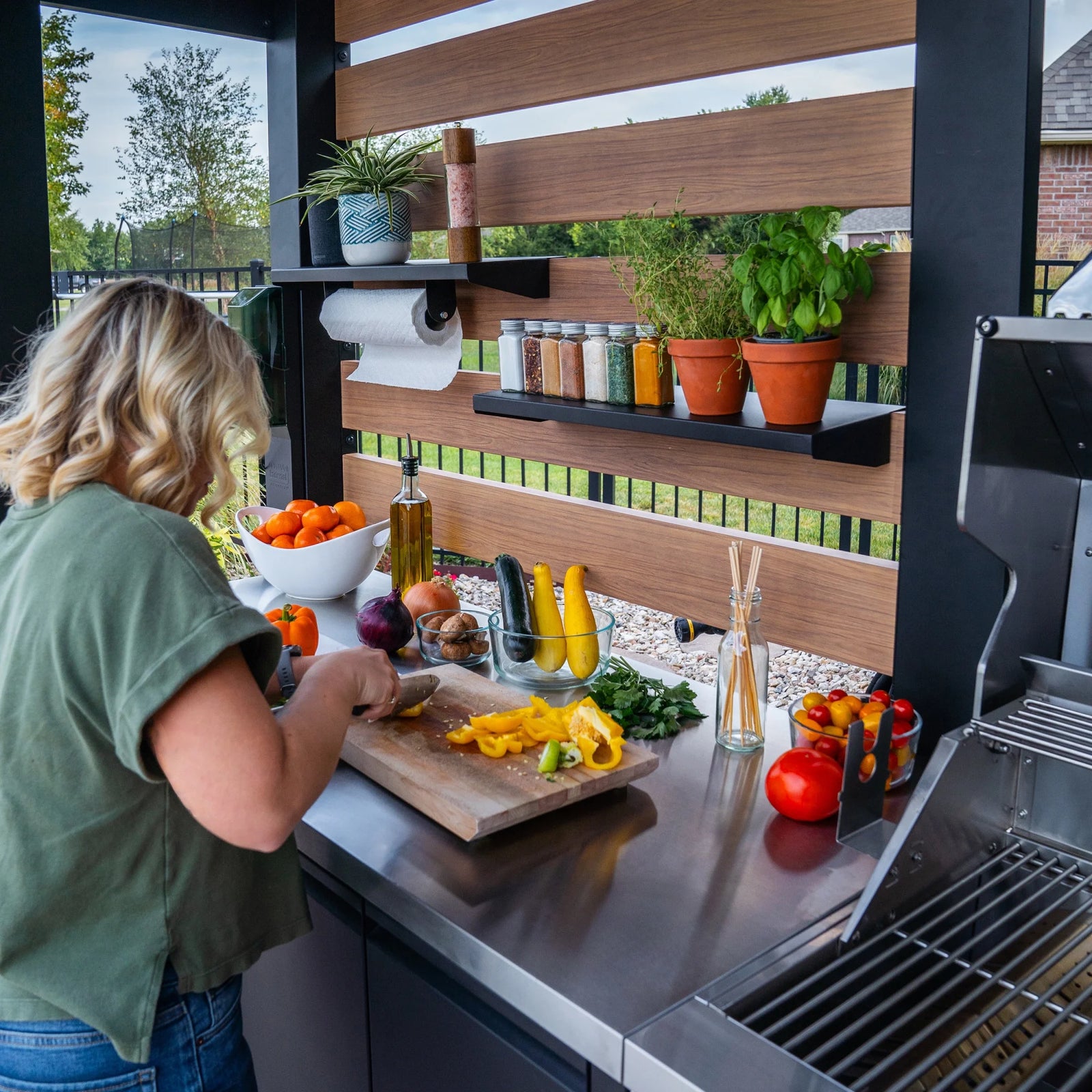 Fusion Flame Outdoor Kitchen