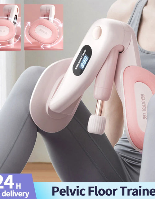 Load image into Gallery viewer, Thigh Master Pelvic Floor Trainer with Counter Hip Inner Thigh Exercise Equipment Kegel Exercises Device for Yoga Floor Muscle
