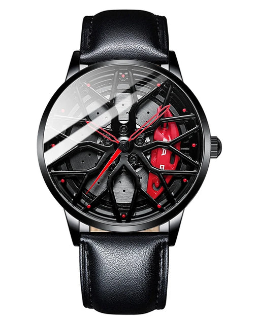 Load image into Gallery viewer, Original Wheel Rim Hub Watches Men Super Car Rim Hub Men Quartz Watch Stainless Steel Waterproof Wholesale Watches for Car AMG
