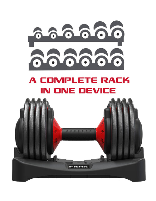 Load image into Gallery viewer, (2 Pack)  Smartbell, 25Lbs. Quick-Select 9 in 1 Adjustable Dumbbell for Home Gym, 5-25Lbs. Weight in 2.5Lbs Increments
