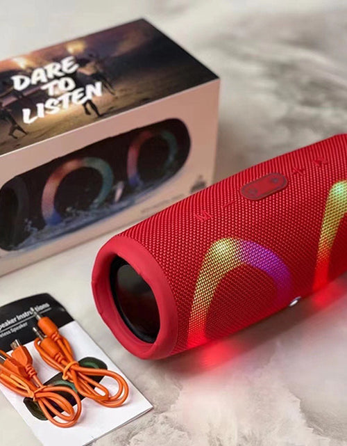 Load image into Gallery viewer, Outdoor Subwoofer RGB Colorful Light Small Speaker
