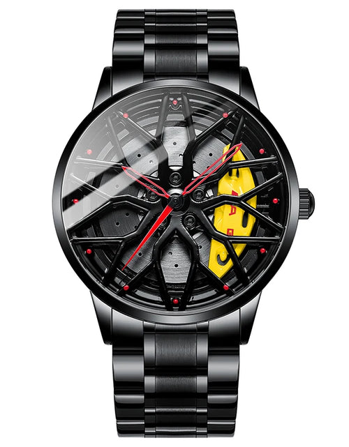 Load image into Gallery viewer, Original Wheel Rim Hub Watches Men Super Car Rim Hub Men Quartz Watch Stainless Steel Waterproof Wholesale Watches for Car AMG
